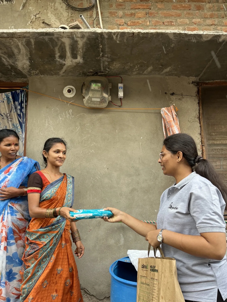 Doorstep Education & Napkin Handover